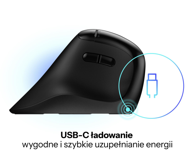 SILVER MONKEY Bezprzewodowa mysz optyczna Ergonomic Plus SMA308 - 1361010 - zdjęcie 7